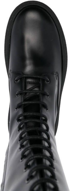 Tod's Knielaarzen met veters Zwart