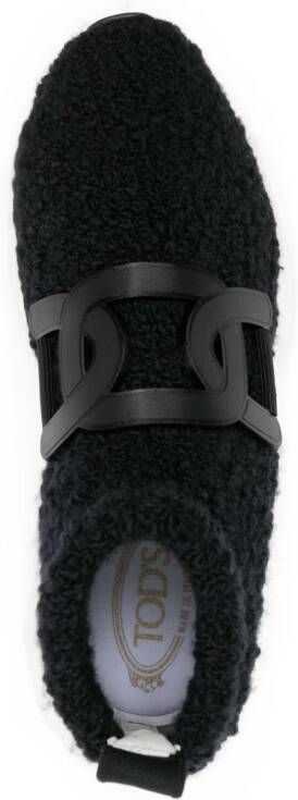 Tod's Sneakers met logoplakkaat Zwart