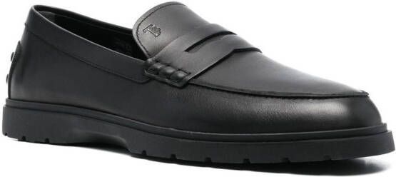 Tod's Leren loafers Zwart