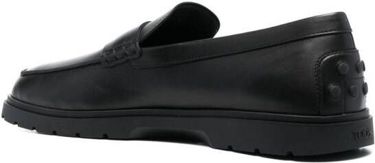 Tod's Leren loafers Zwart