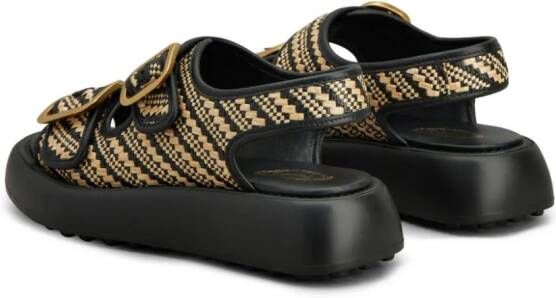 Tod's Leren sandalen Zwart