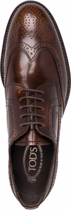 Tod's Leren brogues Bruin
