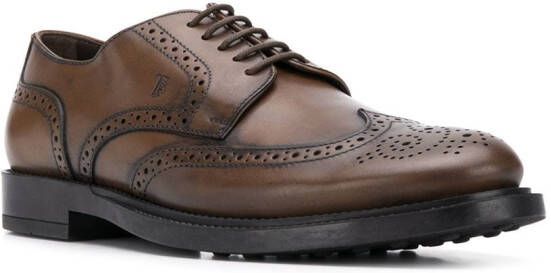 Tod's Leren brogues Bruin