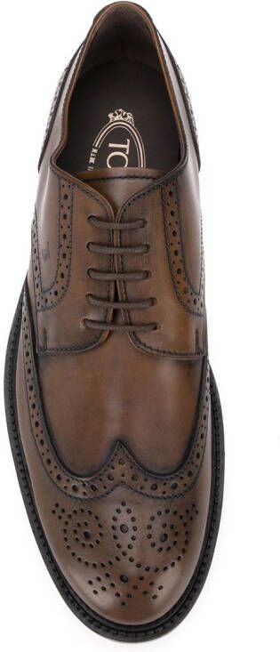 Tod's Leren brogues Bruin