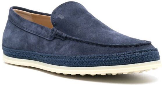 Tod's Leren loafers Blauw