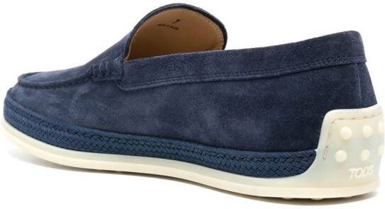 Tod's Leren loafers Blauw