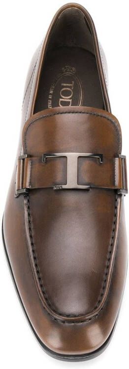 Tod's Leren loafers Bruin