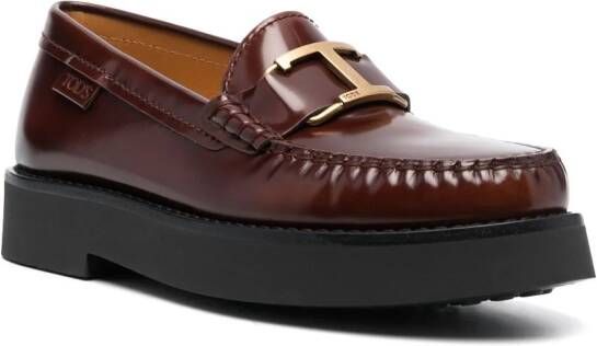 Tod's Leren loafers Bruin