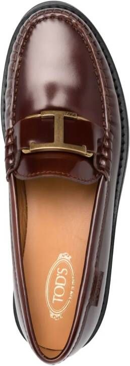 Tod's Leren loafers Bruin