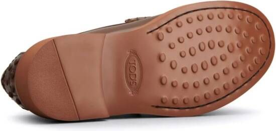 Tod's Leren loafers Bruin