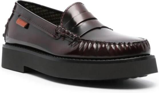 Tod's Leren loafers Rood