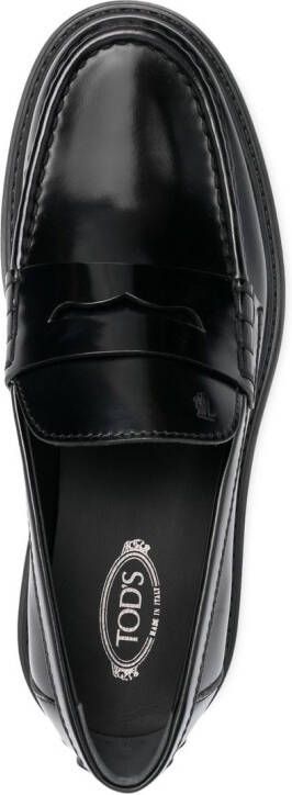 Tod's Leren loafers Zwart