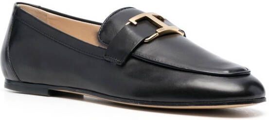 Tod's Leren loafers Zwart