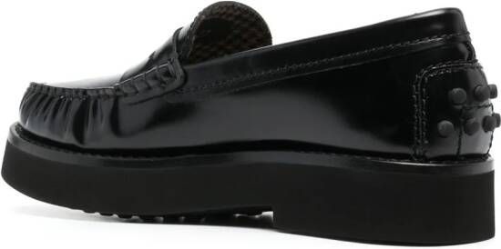 Tod's Leren loafers Zwart