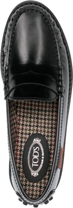 Tod's Leren loafers Zwart
