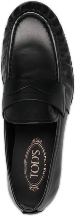 Tod's Leren loafers Zwart