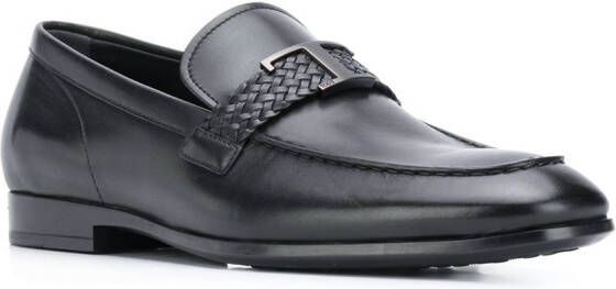 Tod's Leren loafers Zwart