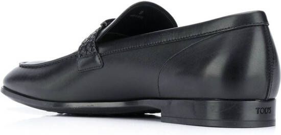 Tod's Leren loafers Zwart