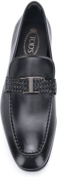 Tod's Leren loafers Zwart
