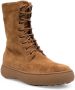 Tod's Leren veterlaarzen Bruin - Thumbnail 2