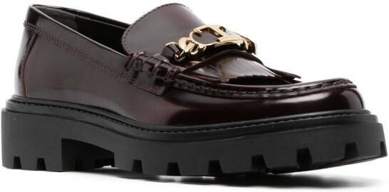 Tod's Loafers met franje Rood