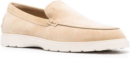 Tod's Loafers met geribbelde zool Beige