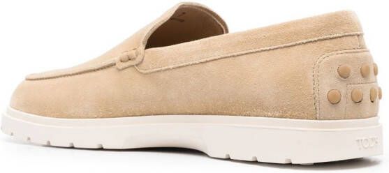 Tod's Loafers met geribbelde zool Beige