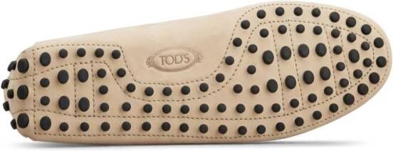 Tod's Loafers met logo-reliëf Beige