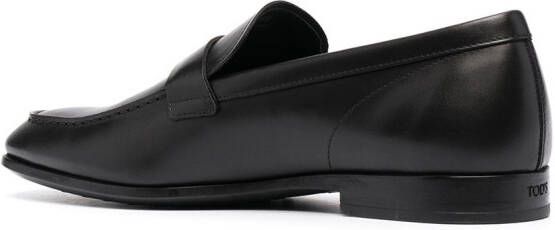 Tod's Loafers met logoplakkaat Zwart