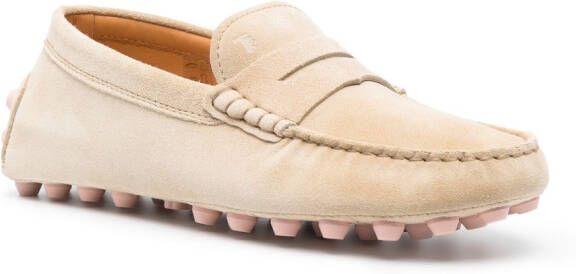 Tod's Loafers met ronde neus Beige