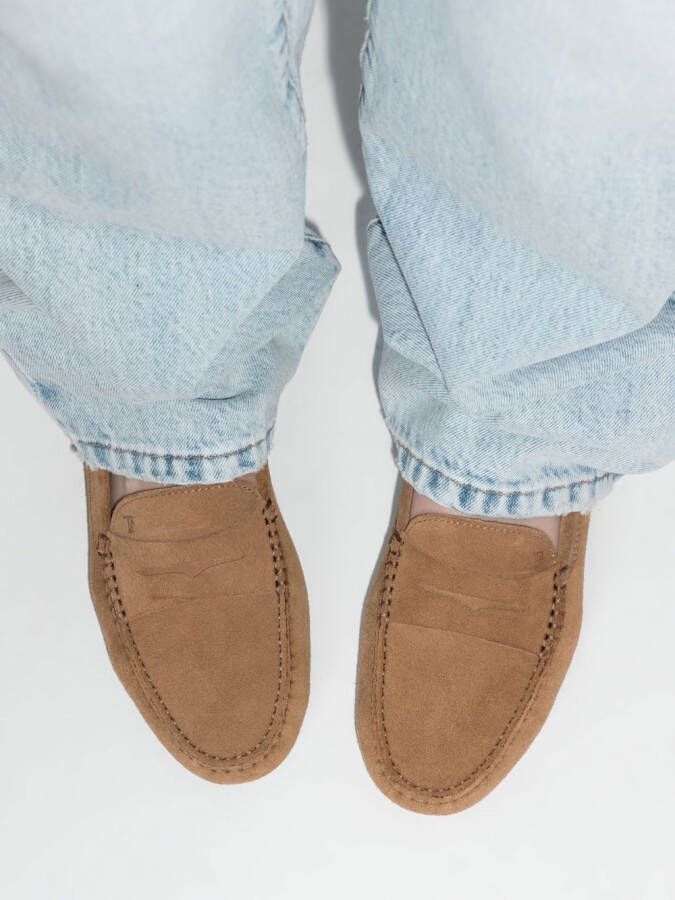 Tod's Loafers met ronde neus Beige
