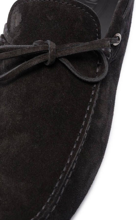 Tod's Loafers met strikdetail Zwart