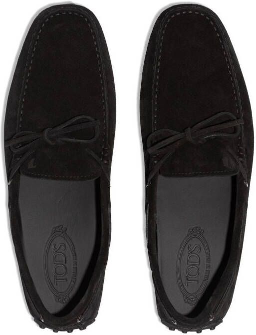 Tod's Loafers met strikdetail Zwart