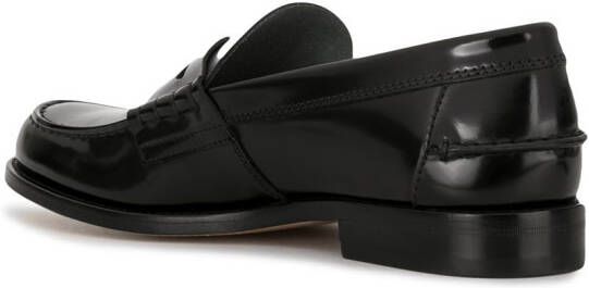 Tod's Loafers van leer Zwart