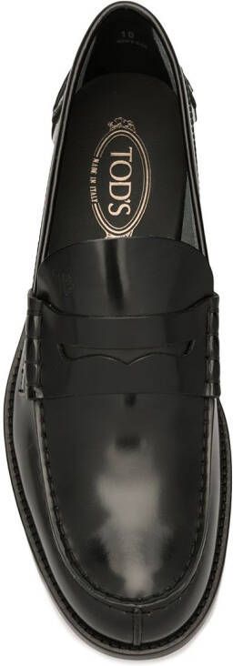 Tod's Loafers van leer Zwart