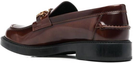 Tod's Loafers verfraaid met ketting Bruin