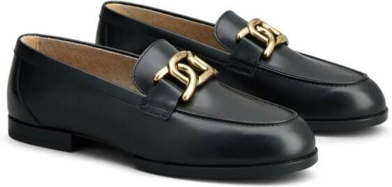 Tod's Loafers verfraaid met ketting Zwart