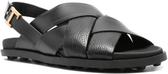 Tod's Leren sandalen Zwart