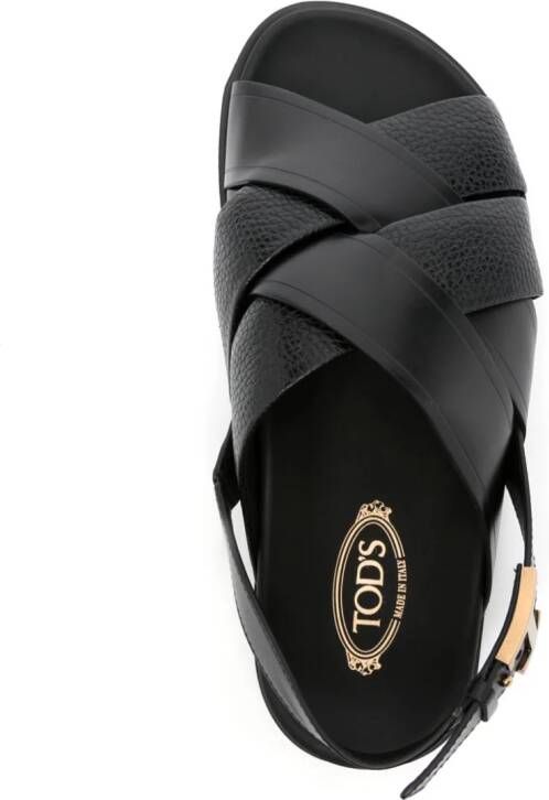 Tod's Leren sandalen Zwart