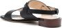 Tod's Leren sandalen met logoplakkaat Zwart - Thumbnail 3