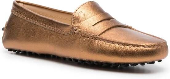 Tod's Metallic loafers Goud