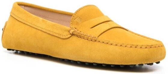 Tod's Suède loafers Geel