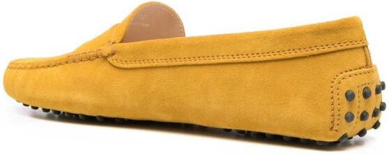 Tod's Suède loafers Geel