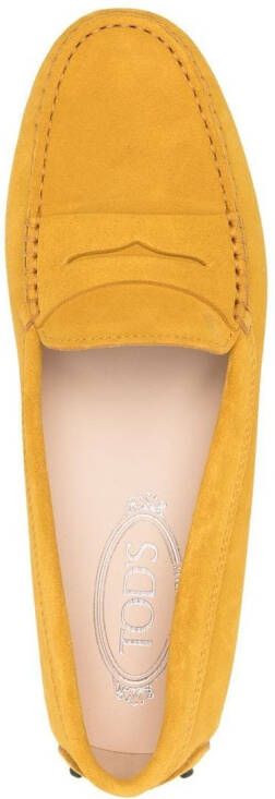 Tod's Suède loafers Geel