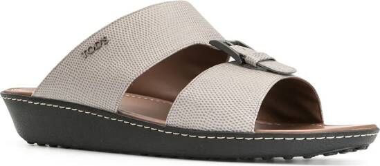 Tod's Sandalen met gesp Grijs