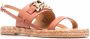 Tod's Slingback sandalen met schakelketting Bruin - Thumbnail 2