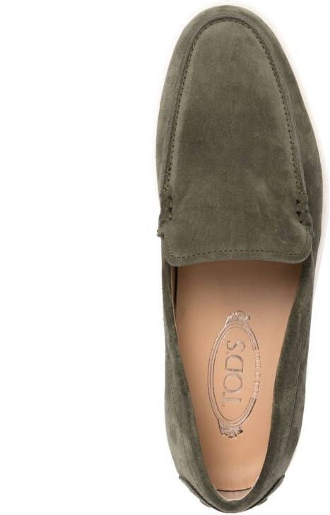 Tod's Slip-on loafers Groen