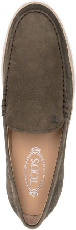 Tod's Slip-on loafers Groen