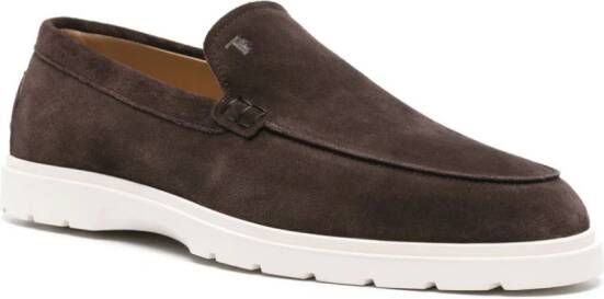 Tod's Slipper suède loafers Bruin