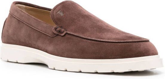 Tod's Suède loafers Bruin